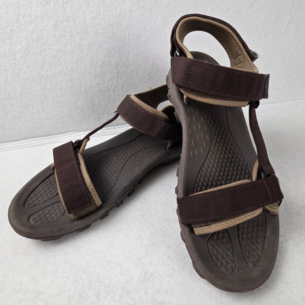 Nortiv 8 Langdo-2 Mens Hiking Sandals Brown Adjustable Straps Size 11